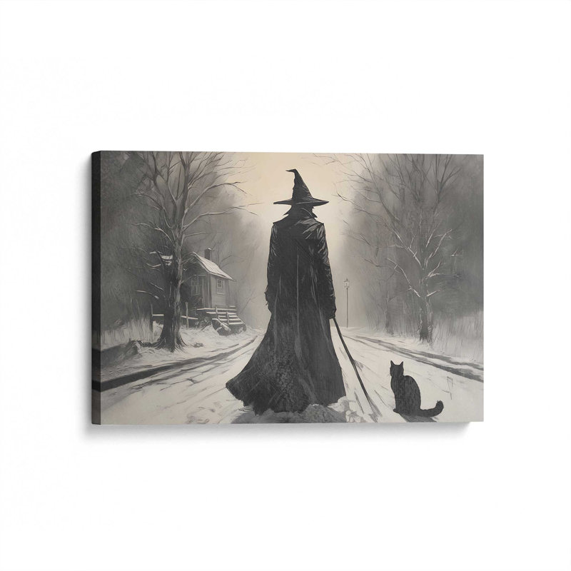 «Witch of the Woods», toile tendue, H 12 po x l 18 po