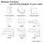 Modern Middle Seat Module For Modular Sofa Customizable Sectional Sofa-1947124076