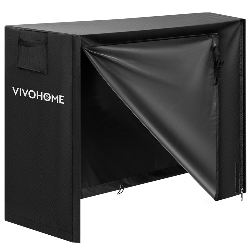 Housse pour support à bûches au charbon de bois - Convient jusqu'à 72 po, 42"H x 48" W x 24"D