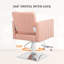 Fauteuil de salon pivotant en similicuir Kynslea-1608770207