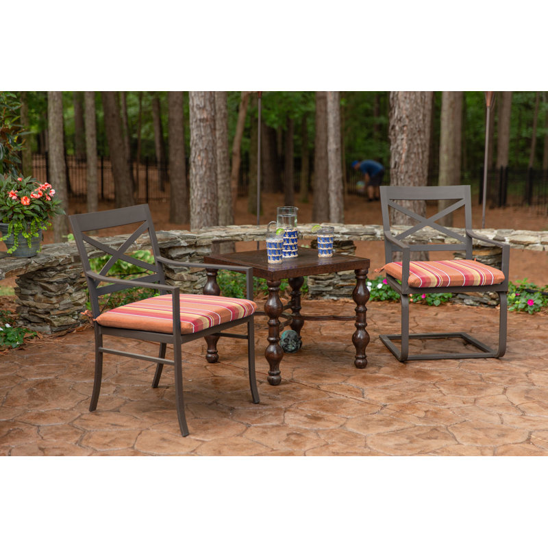 Sunbrella Indoor/Outdoor Reversible Seat Cushion, 20" W x 20" D, Dolce Mango Sunbrella®