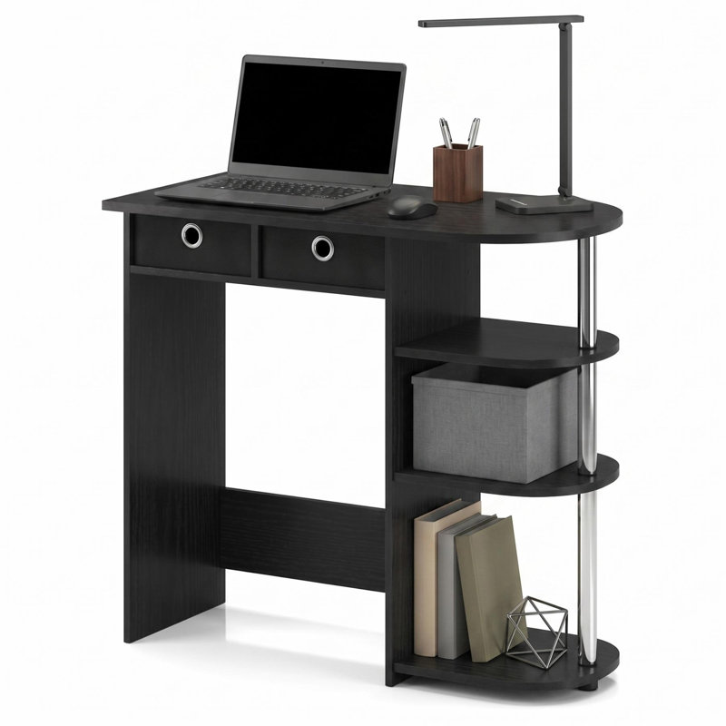  Go Green Home ordinateur portable ordinateur portable bureau / table Americano / Chrome bureau d'ordinateur personnel bureau d'écriture