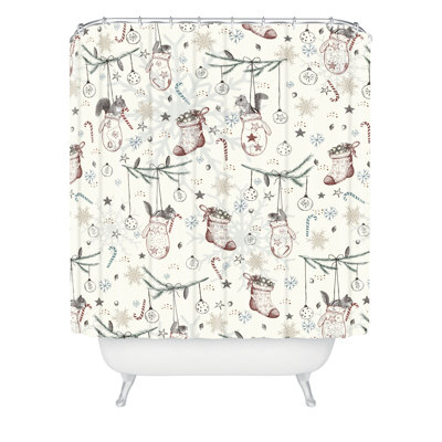 Silkeborg Heavenly Christmas Single Shower Curtain