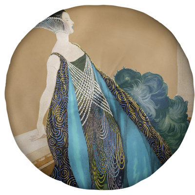 Emily Brodeur Reversible Throw Pillow