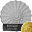 Médaillon de plafond Endurathane Shakuras, DO 9 po x P 1 3/8 po (convient aux auvents jusqu'à 1 3/8 po), finition or pâle peinte à la main-27779836