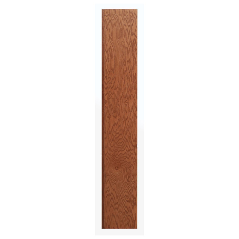 Adjustable Dry Oak Solid Wood 5-Shelf Bookcase