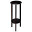 Table d'appoint compacte avec base de rangement et tablettes