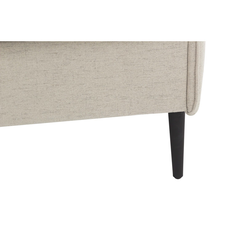 Lytle 3 Seater Sofa & Chaise, White, Left