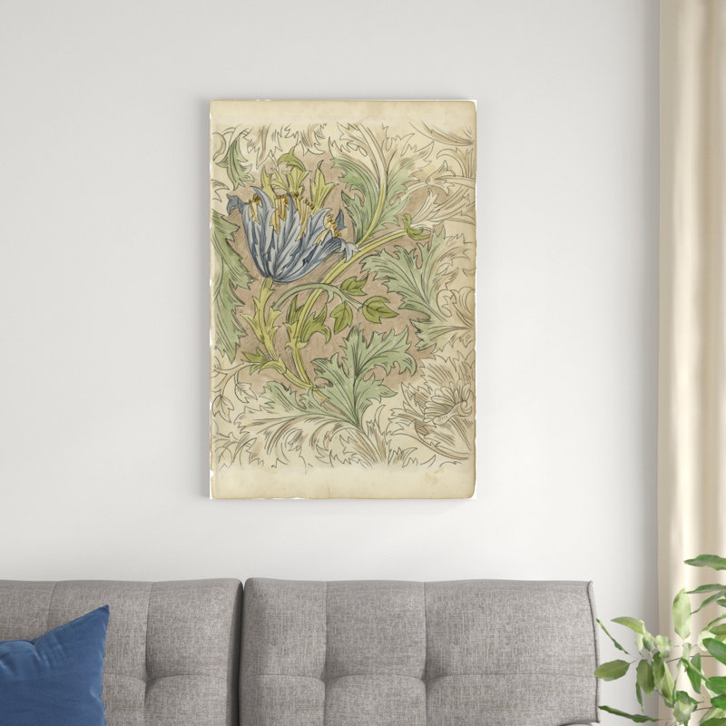Étude de motifs floraux III, H 36 po x l 24 po x P 1,25 po