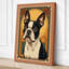 Boston Terrier Art Deco - Wrapped Canvas-539577474-539577485