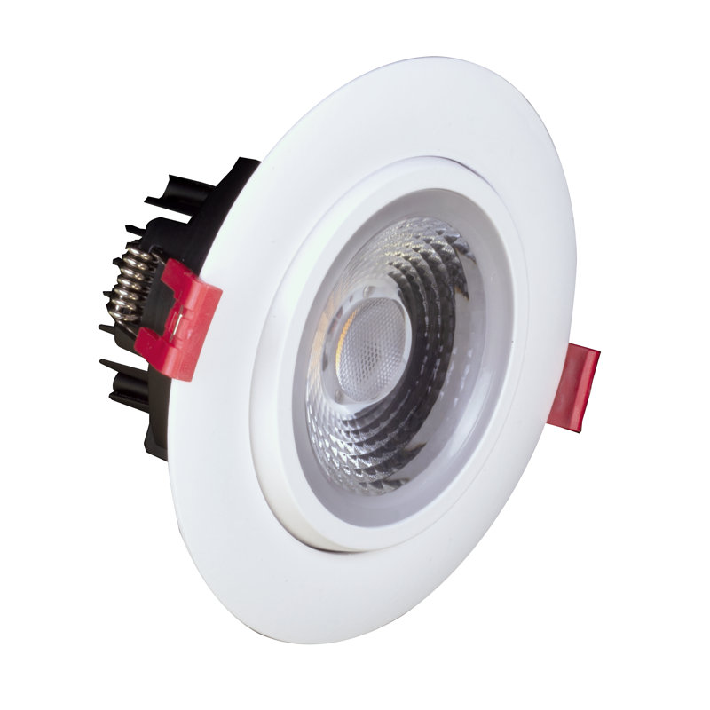 Plafonnier encastré à intensité variable DEL 4,95 po, Blanc, 1060, 5000 K