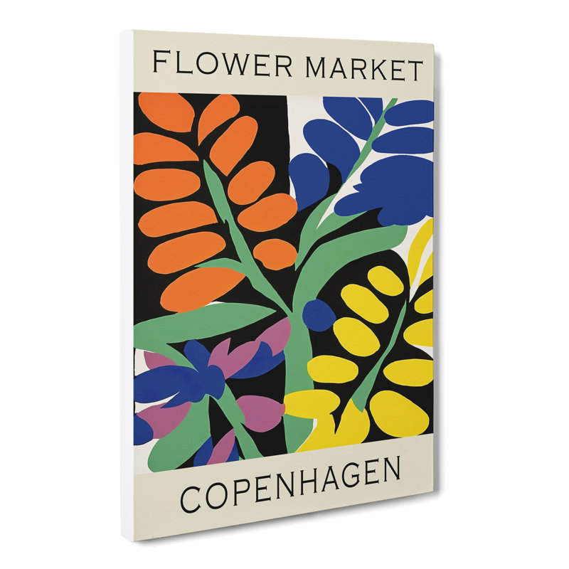 XMKTMKT-190 Copenhagen Flower Market Exhibition No.3 - Wrapped Canvas Print
