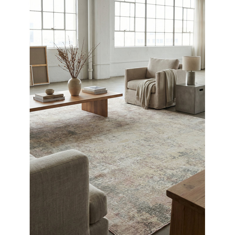 Murano Handmade Area Rug, Rectangle 14' x 18', Nutshell