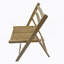Chaise en bois pour événement spécial pliante