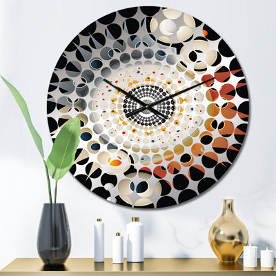 Chamya - Abstract Geometric Wall Clock