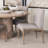 Linen Parsons Chair in Cream-1029794509