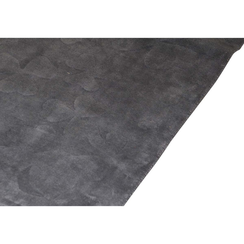 Abstract Area Rug in Gray, Rectangle 9'6" x 13'8"