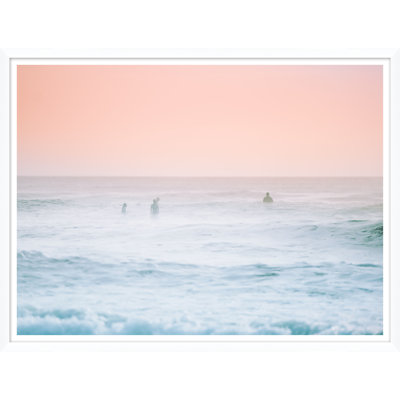 Pink And Blue Beach Sunset Giclee Print by Soicher Marin Archives