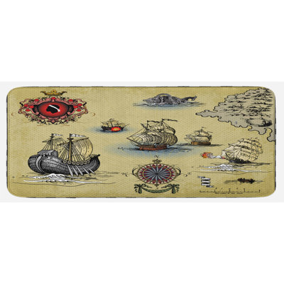 Tapis de cuisine compass