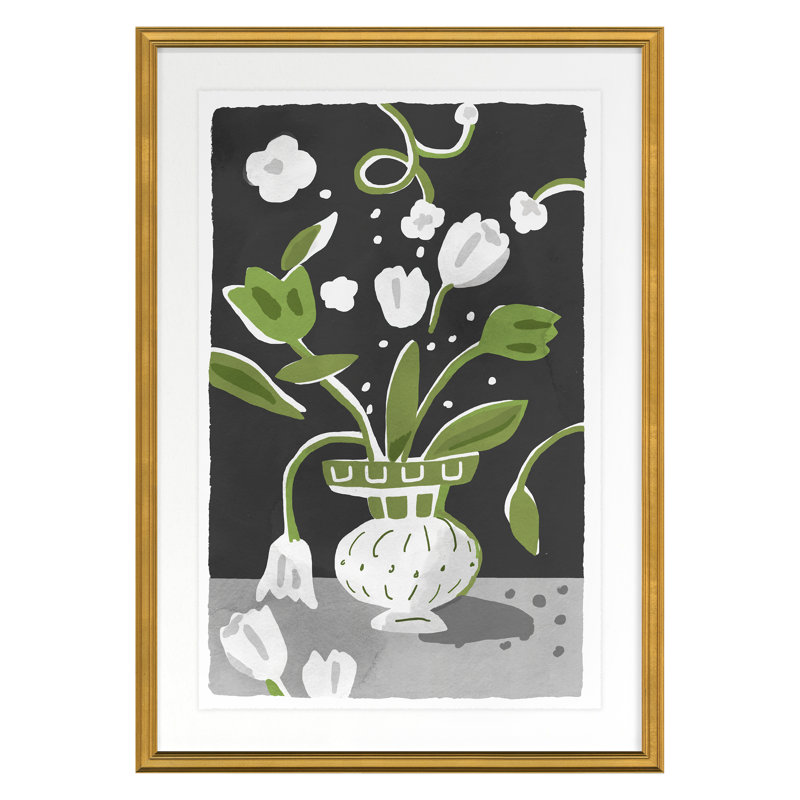 Peterloon Smidge Print by Dana Gibson, 24" H x 17" W x 1" D, Gold
