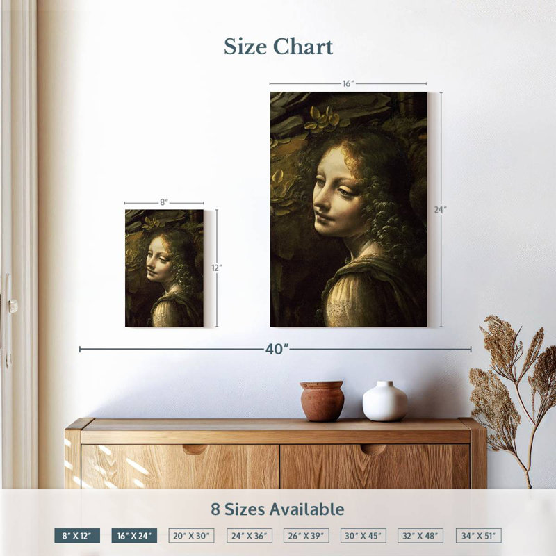 Ange Leisha, H 12 po x l 8 po