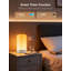 Lampe de table RVBICWW avec contrôle d'application, lampe de bureau à DEL tactile avec synchro musicale, plus de 30 scènes dynamiques et 16 millions de couleurs, veilleuse à changement de couleur à intensité variable pour le salon de la chambre à coucher