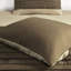 7 Piece Faux Suede Bedroom Full - Size Bedding Comforter Suede, Embroidery Accents