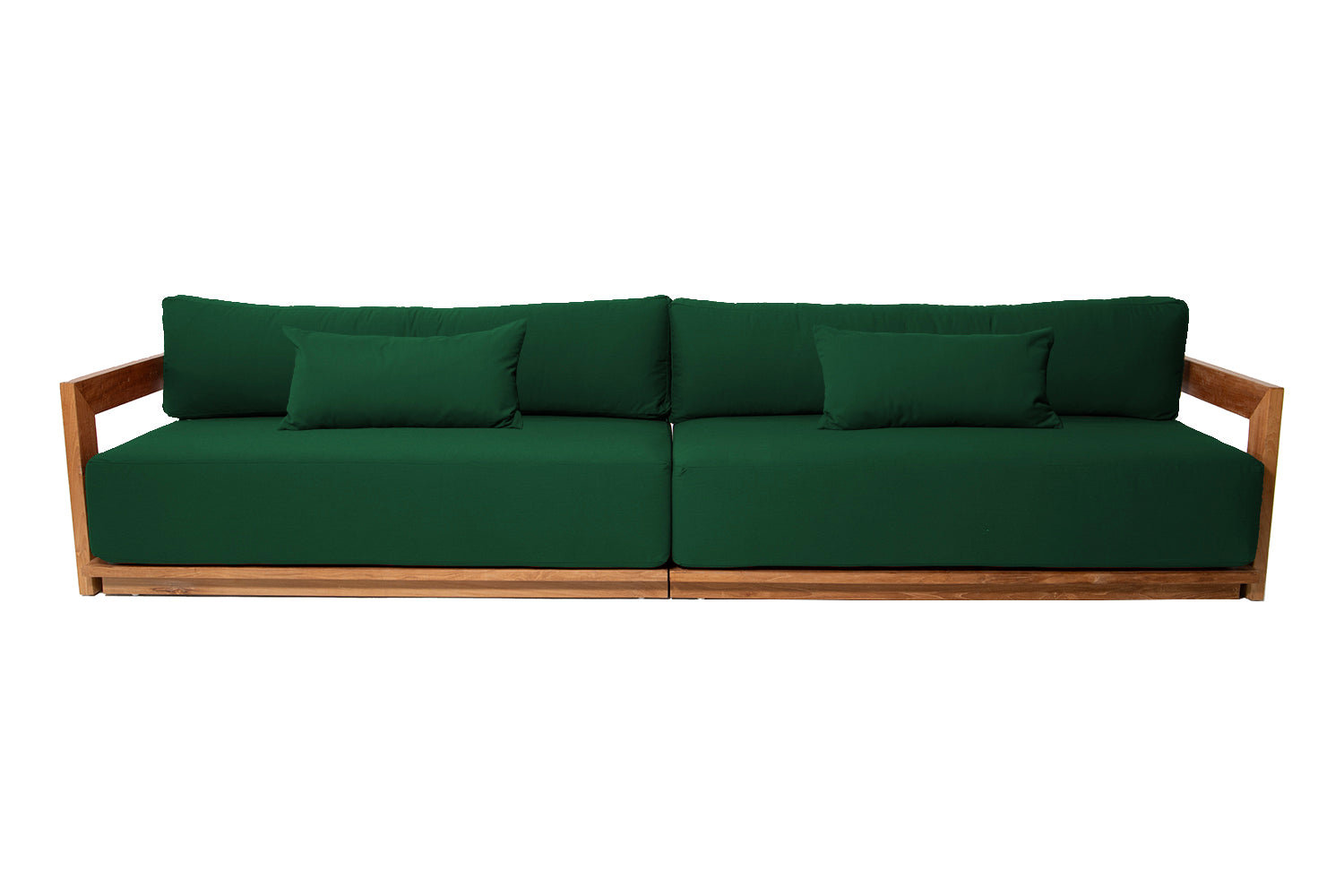 Varenna 119" Sunbrella® Patio Sofa, Forest Green