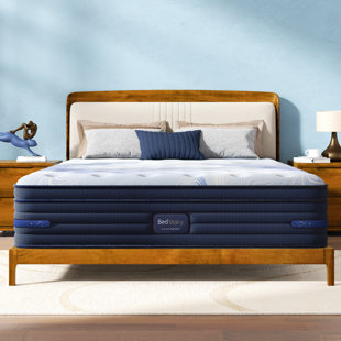 Matelas hybride ferme 12 po / 13 po / 14 po Bedstory avec couche de laine et support à 3 zones - CertiPUR-US / OEKO-TEX