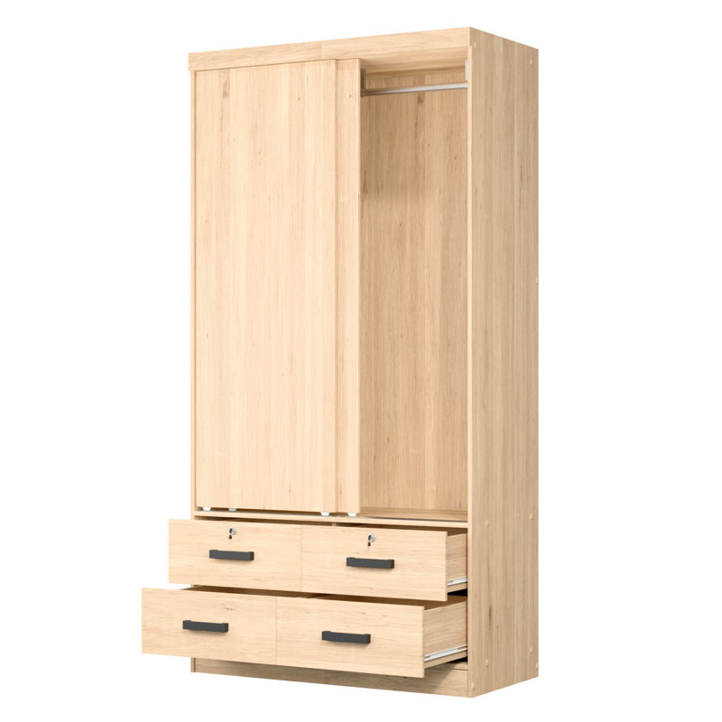 Armoire Toles, Chêne naturel