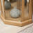 Oak Curio Showcase - Exquisite Design With Toppling And Illumination Corner Storage Unit Lighted In Stylish Adjustable Shelves-998179728