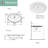 Nantucket Sinks Regatta 17.25 " Fireclay Oval Bathroom Sink