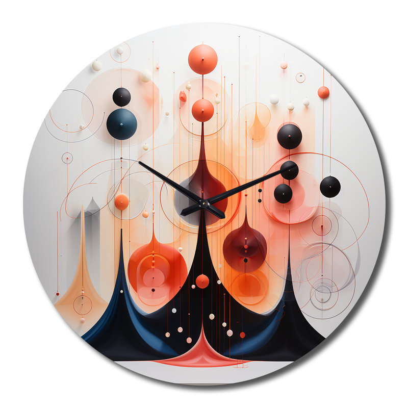 Horloge murale en métal, Très grand