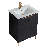 24'' Single Bathroom Vanity with Ceramic Top-1110533583