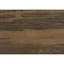Table d'appoint avec stratifié brun tendance et métal noir robuste pour la surface de collation contemporaine de salle familiale