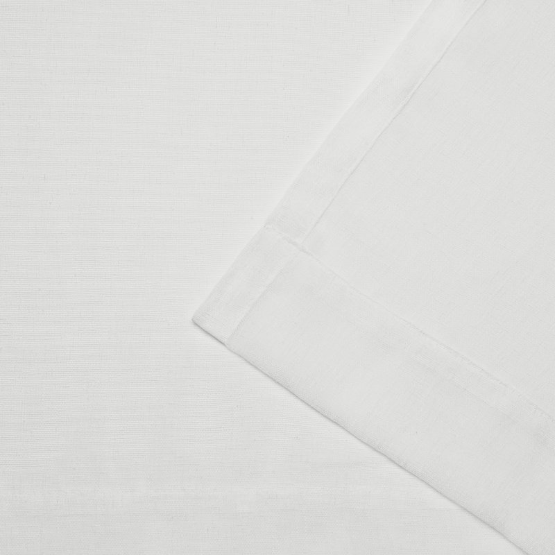 Paire de rideaux diaphanes Lusetta, Flocons de neige, l 30 po x L 63 po