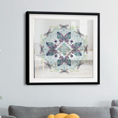 Art sur toile nature kaléidoscope II
