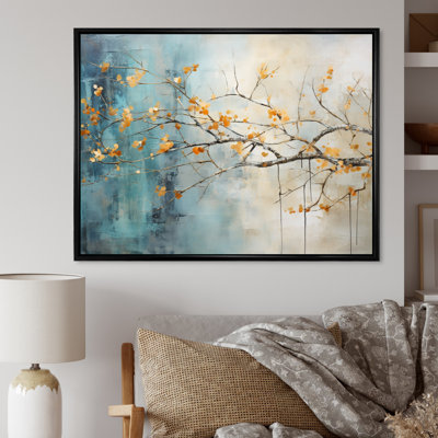 «Orange Teal», impression sur toile