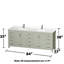 Sheffield 84" Freestanding Double Bathroom Vanity with Quartz Top with 70" Mirror-1780561860