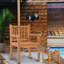 Fauteuil de patio en teck Catriona