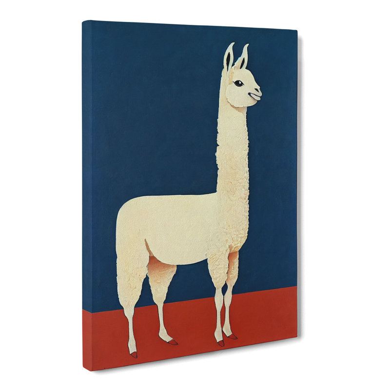 Llama Soviet - Wrapped Canvas, 50cm H x 35cm W x 3cm D