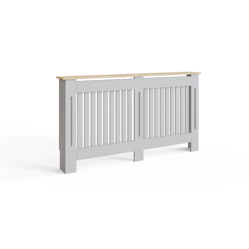 Longslow Radiator Cover, 83cm H x 152cm W x 19cm D