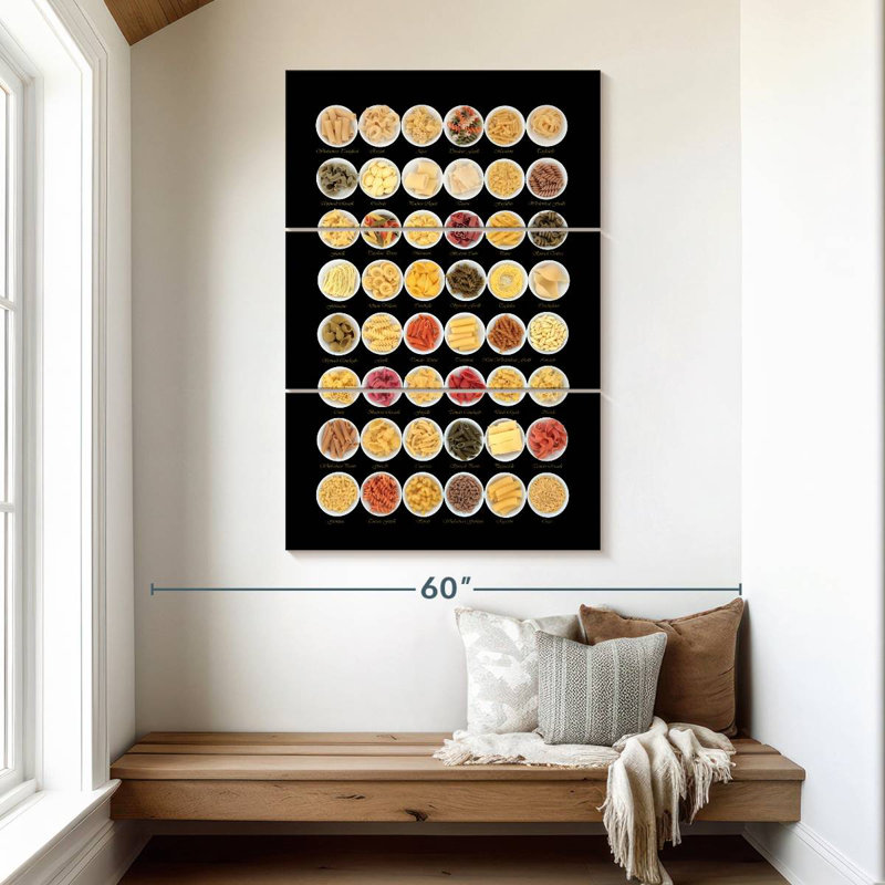 Yarlin Pasta Sampler, 50" H x 32" W