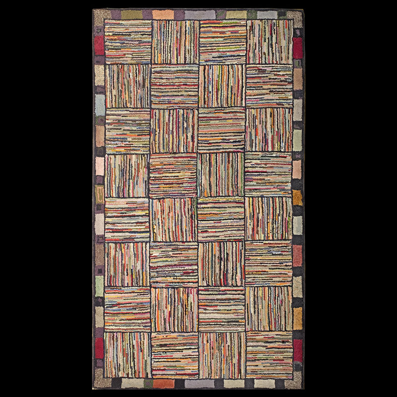 Tapis crocheté One-of-a-Kind American