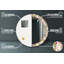 Huldar Glass Flat Wall Mirror