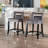 Karlia Upholstered Counter Stool with Solid Wood Frame-661027937-661027938