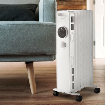 Igenix 1500W Oil filled Radiator White 