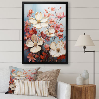 «Dogwood Blossoms Bouquet I», reproduction sur toile