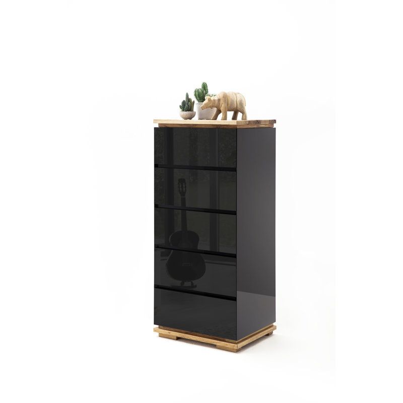 Dacian chest of drawers, Black