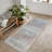 Washable Non-Slip Traditional Rug - Ocean Blue / Brick Area Rug-1363345627
